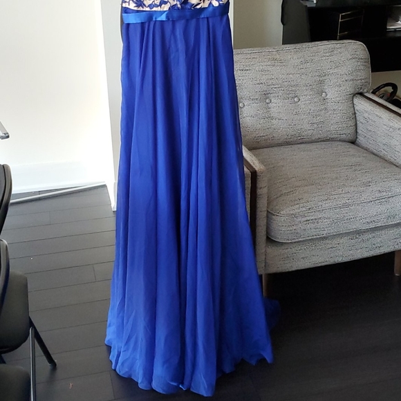 Royal Blue Evening Gown - Picture 2 of 5